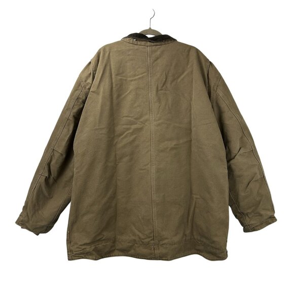 Carhartt Jacket C61 FRB Men 3XL TALL Sherpa Lined Sandstone Ridge Brown Duck VTG - Picture 10 of 16